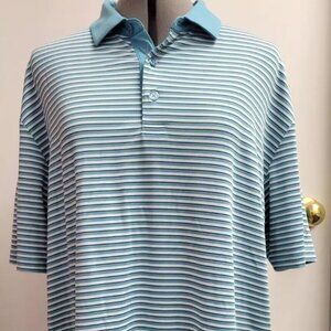 Callaway Opti Dri Swing Tech Polo Shirt Short Sleeve Men’s Large Embroidered